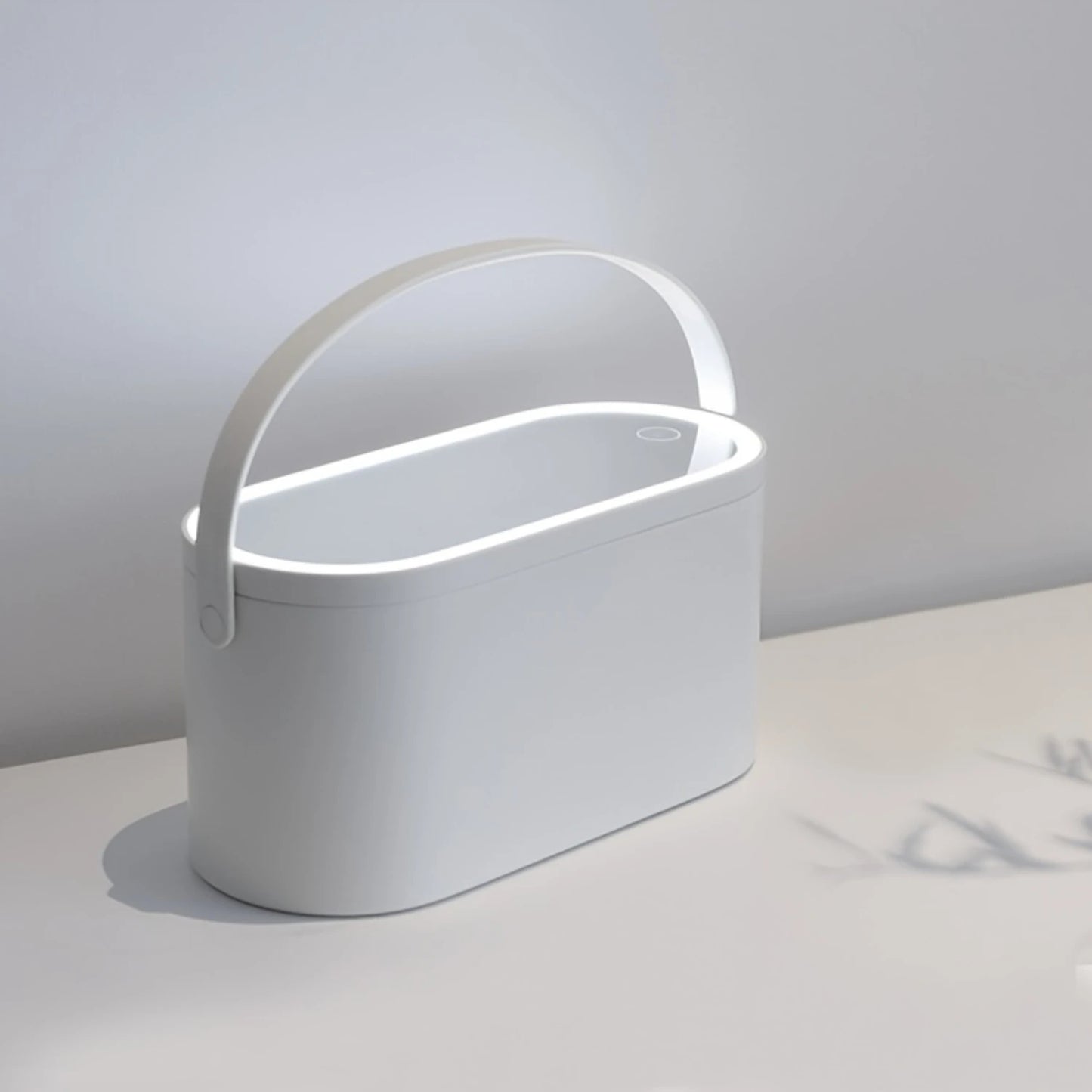 Glow On-The-Go: Travel Cosmetic Case with Mirror & LED Lights